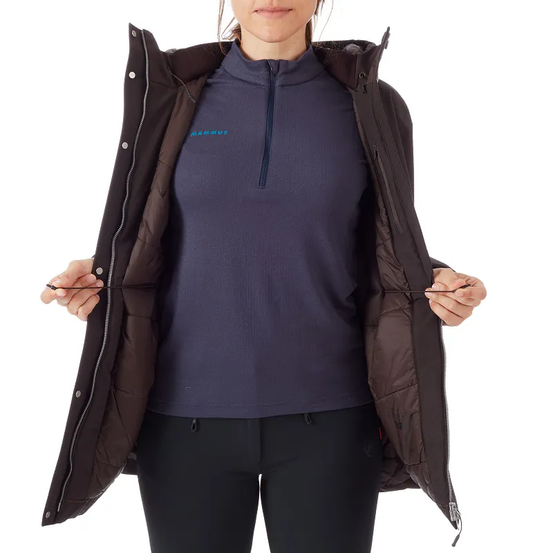 Mammut Womens Chamuera Hardshell Thermo Hooded Parka Deer-3